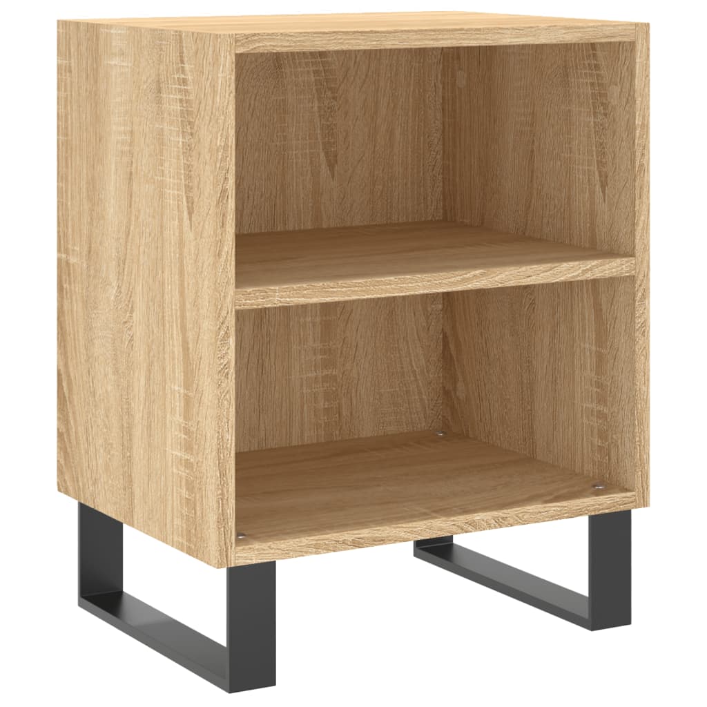 Mesitas Noche 2 Uds Madera Ingeniería Roble Sonoma 40x30x50 Cm_2