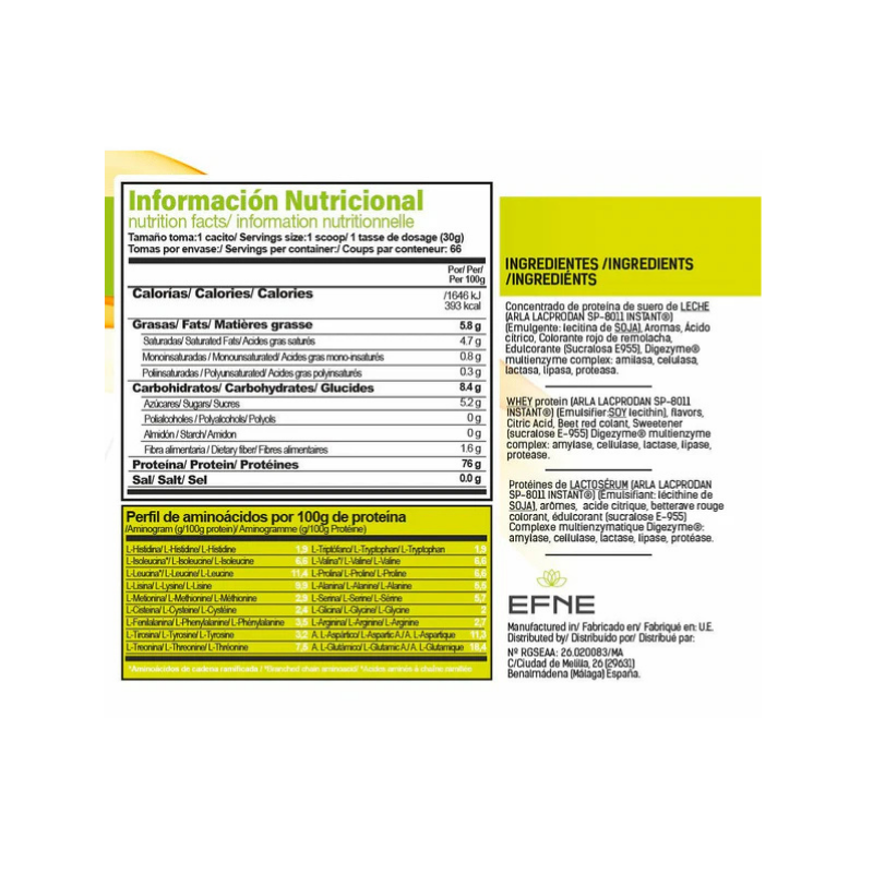 Whey 100% Efne Strawberry Chessecake 2 Kg_1