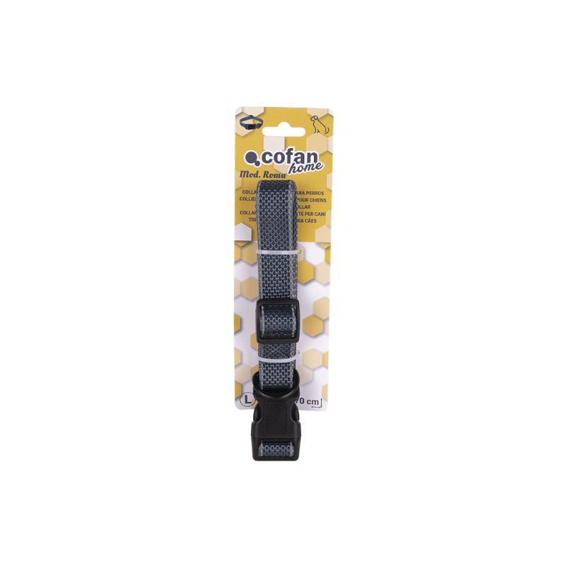 Collar Para Perros Gris 2.5x45-70 Cm_2