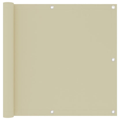 Vidaxl Toldo Para Balcón Tela Oxford Color Crema 90x500 Cm_0