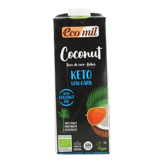 Bebida vegetal de Coco Nature KETO BIO EcoMil 1L