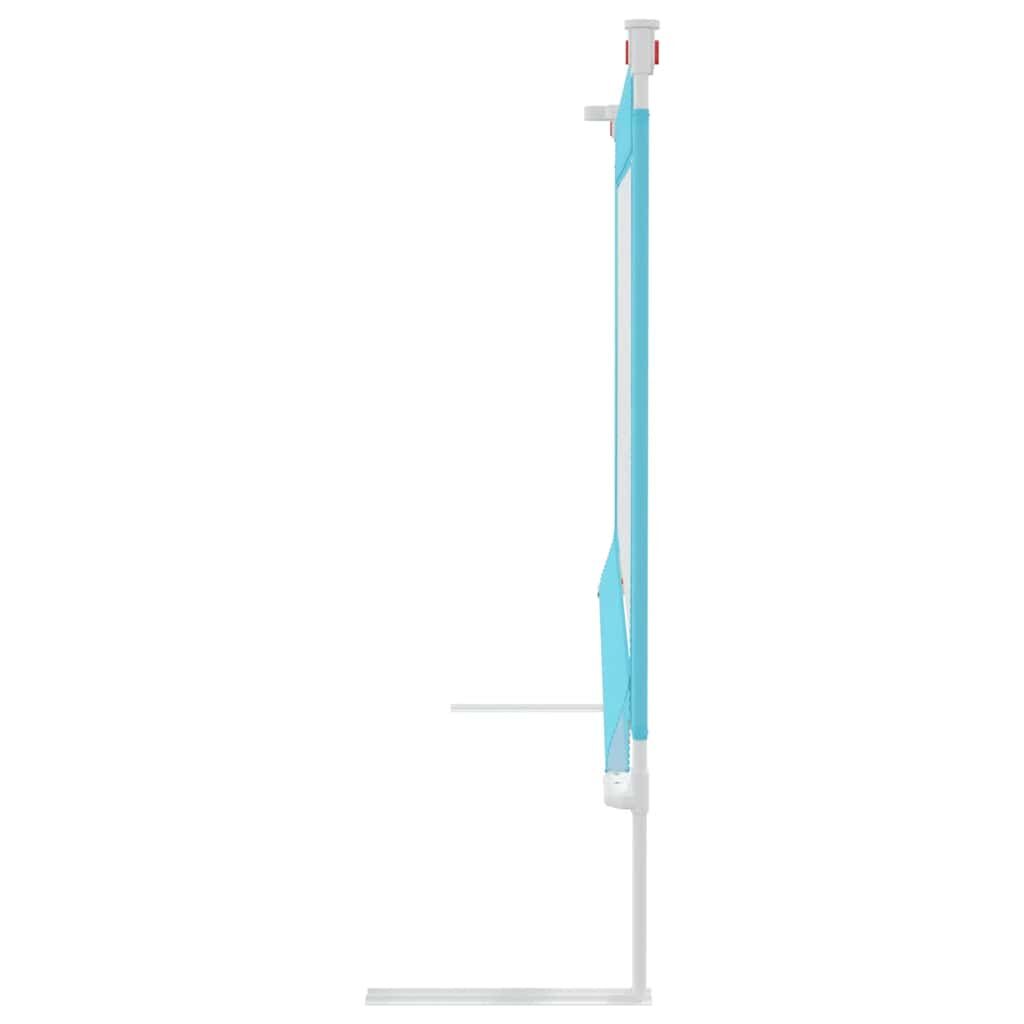 Vidaxl Barandilla De Seguridad Cama De Niño Tela Azul 90x25 Cm_3