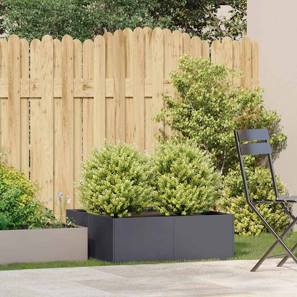 Jardinera Acero Gris Antracita 80x80x30 Cm_2