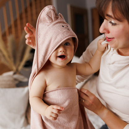 Babyono Capa De Baño Bamboo Xl Para Bebés Conejito | Calor, Suavidad Y Protección Desde El Primer Día_1