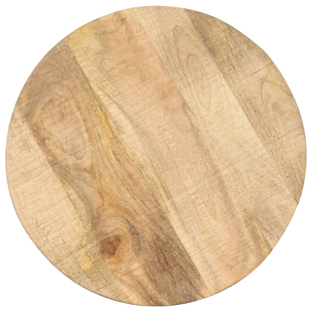 Mesa Auxiliar 45x(45-62) Cm Madera De Mango Y Hierro Fundido_1