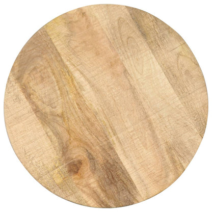 Mesa Auxiliar 45x(45-62) Cm Madera De Mango Y Hierro Fundido_1