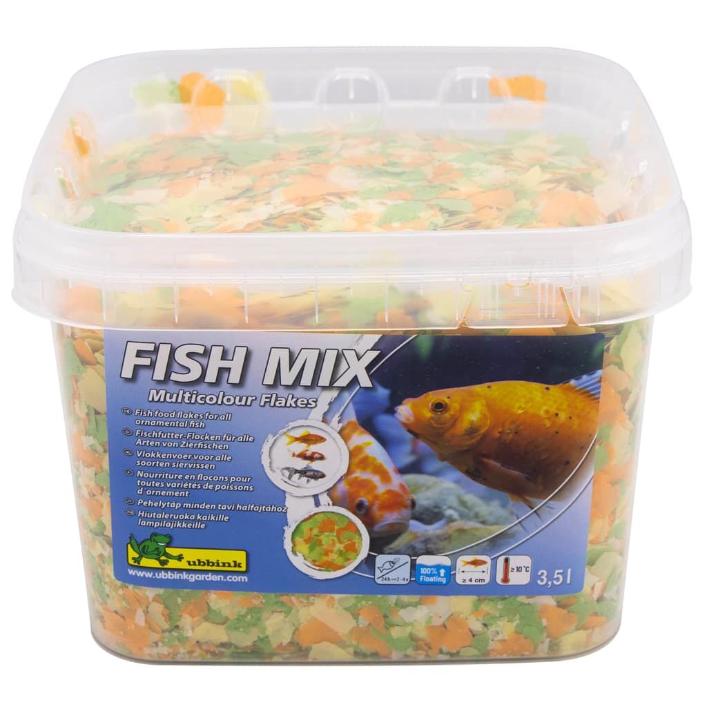 Ubbink Comida Para Peces Fish Mix Multicolour Flakes 5-20 Mm 3,5 L_1