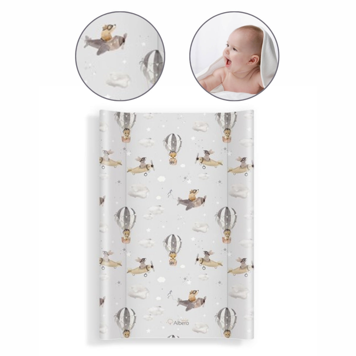 Cambiador Base Rígida Para Cuna 70x47 Balloon Flight