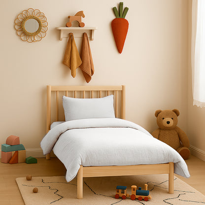 Funda Nórdica De Algodón Bio Blanca