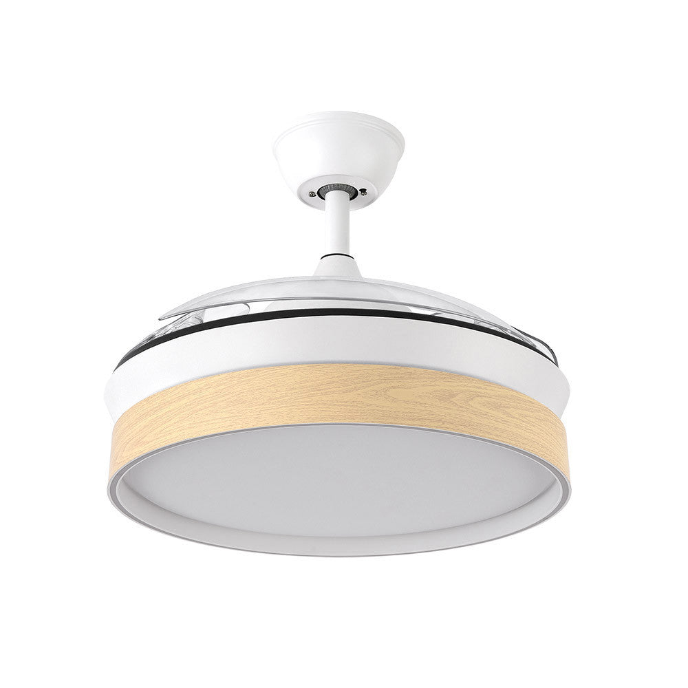 Ventilador Dc Iglu Blanc/hay 72w 6120lm 91d 3asp.desplegables 3000-4000-6000k Remoto, Temporizador, Memoria_1