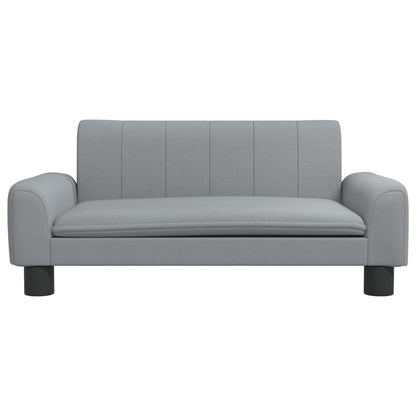 Cama Para Perros De Tela Gris Claro 70x45x30 Cm / Vetonek_0