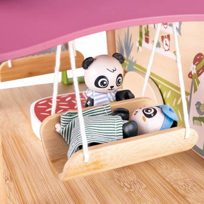 Casa Bambú Osos Pandas Green Planet Explorers Hape_3