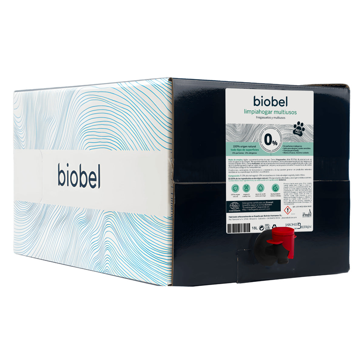 Limpiahogar concentrado Biobel 0% 20L