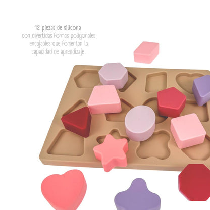 Puzzle Sensorial Para Bebé De Silicona Orgánica Althea Living Multicolor_2
