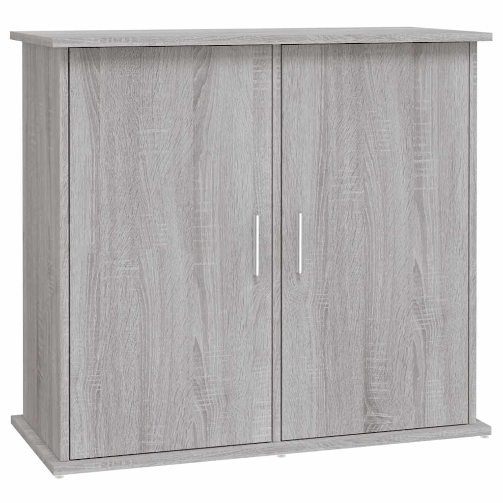 Vidaxl Soporte Para Acuario Madera Ingeniería Gris Sonoma 81x36x73 Cm_0