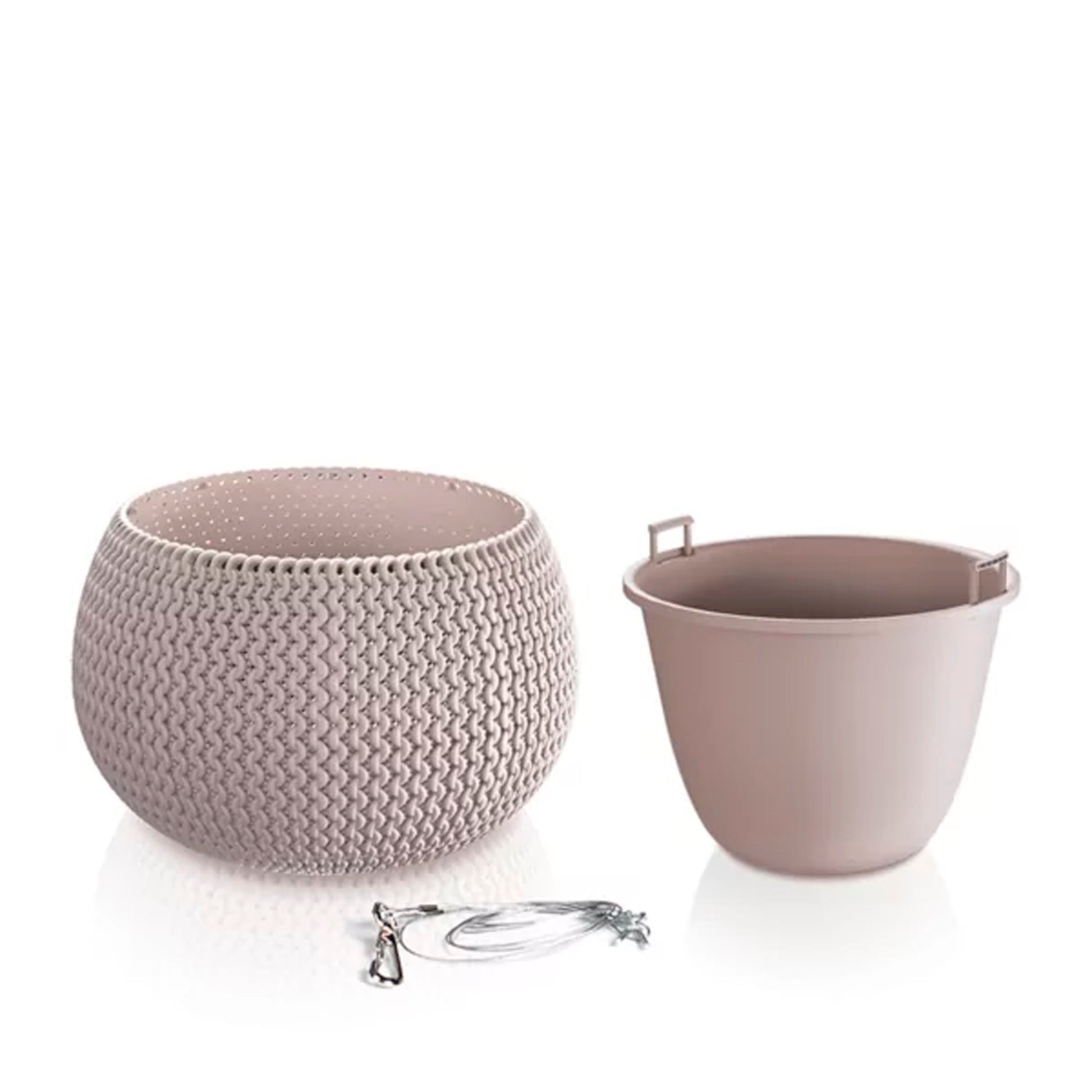 Maceta Splofy Bowl Ws, Con Depósito, Dimensiones (mm) 239x239x161, Color Mocca_3