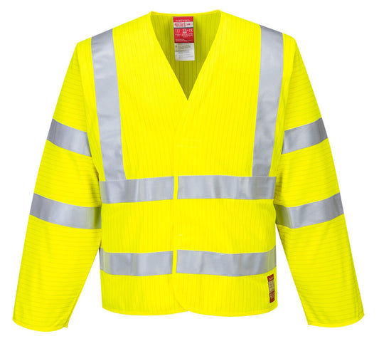 Chaqueta De Alta Visibilidad, Antiestática - Resistente A La Llama / S/m / Amarillo_0