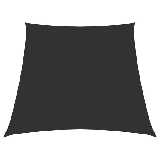 Vidaxl Toldo De Vela Trapezoidal Tela Oxford Gris Antracita 3/4x3 M_0