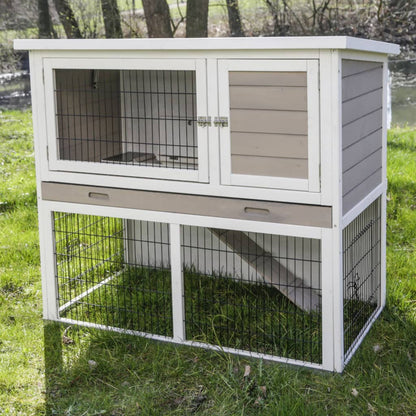 Kerbl Casa Para Roedores Con Fondo De Metal Lucky Blanco 115x65x100 Cm_5
