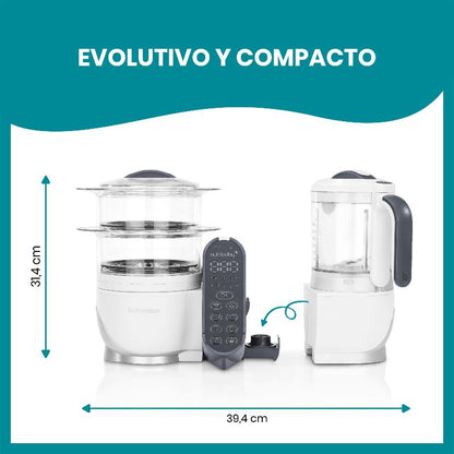 Robot multifunción Nutribaby (+) Blanco Babymoov Gris Industrial