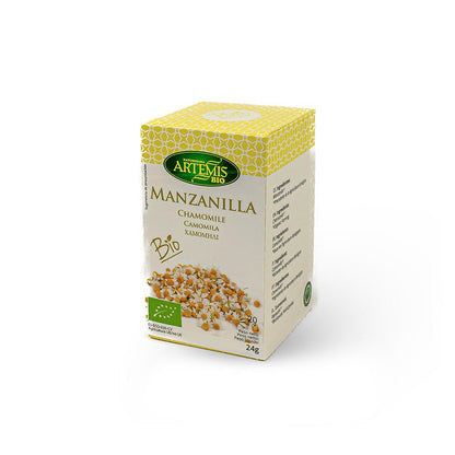 Manzanilla Artemis, 20 filtros.