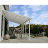 Pérgola adosada Olympia 860x294 blanco