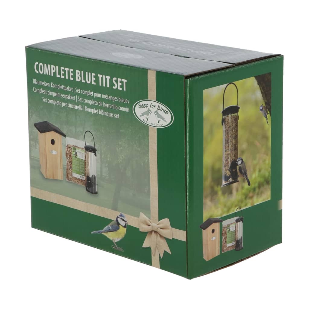 Esschert Design Juego Completo De Comedero Para Pájaros Herrerillos / Vetonek_2