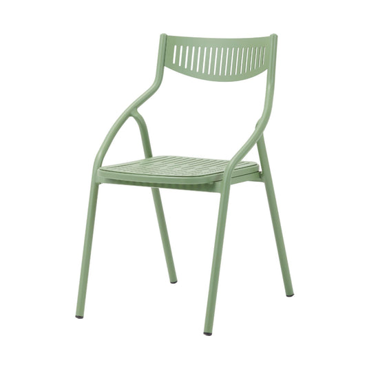 Silla Alba Verde De Aluminio - Moderna Y Duradera 60x55x95cm - Well Home_0