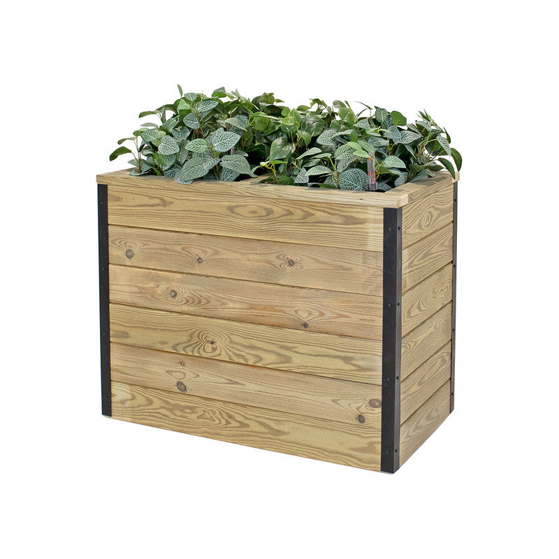 Jardinera De Madera Con Autorriego 75x40x60 Cm Nidum Hortalia_0