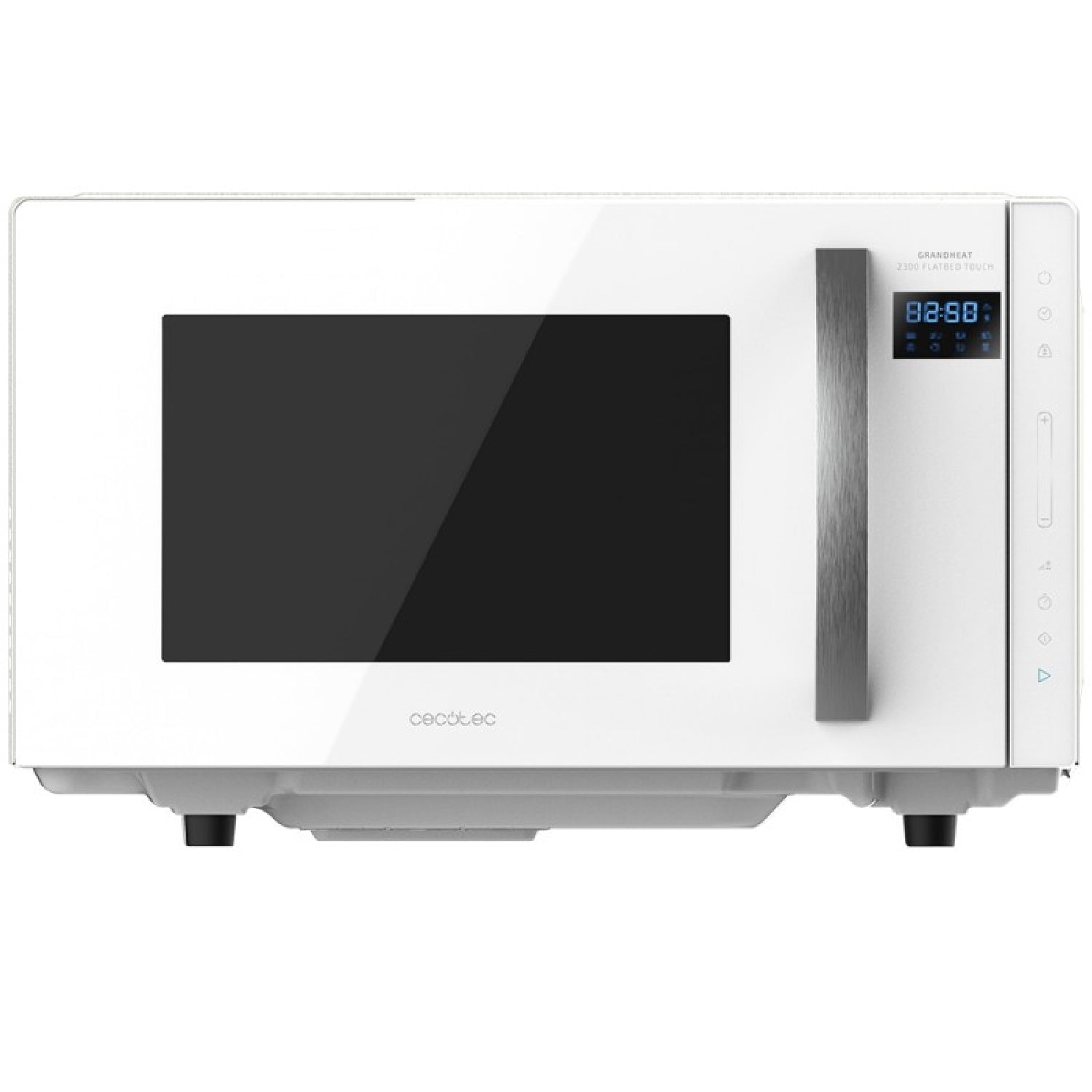 Microondas Sin Plato Grandheat 2300 Flatbed Touch White. Capacidad 23 Litros, Potencia 800 W, 8 Funciones Preconfiguradas, Temporizador Hasta 95 Min_0