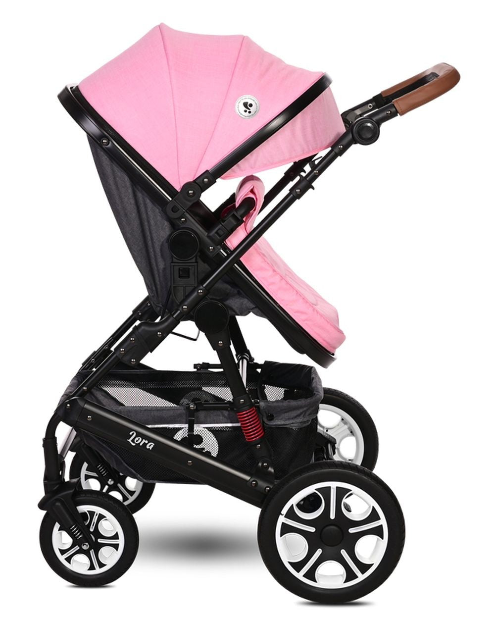 Carro De Bebé Tres Piezas Convertible Lora Hasta 15 Kg Candy Pink_2