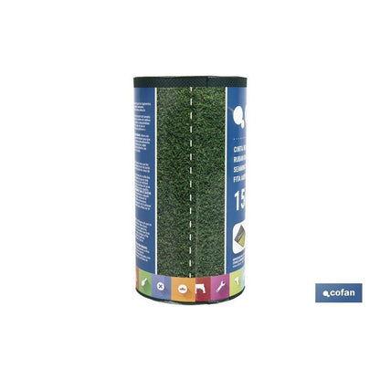 Cinta De Unión Para Césped Artificial Una Cara 15 Cm X 5 M Verde_2