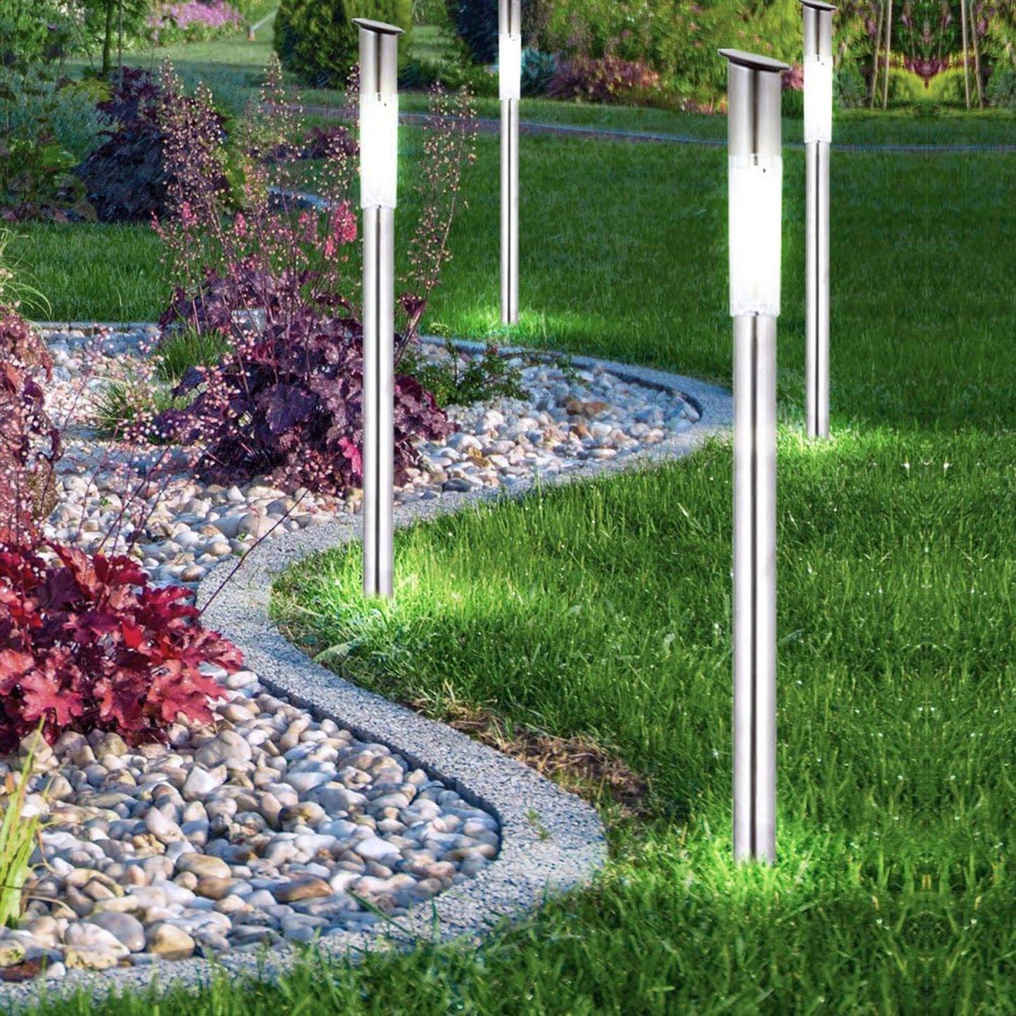 Well Home Luz Solar Acero Inoxidable_3