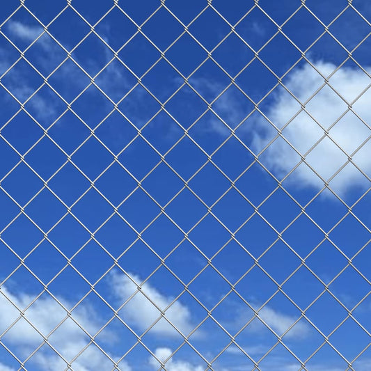 Valla De Alambre Acero Galvanizado Plateado 15x1,25 M / Vetonek_0