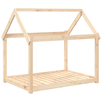 Vidaxl Cama Para Perros Madera Maciza De Pino 111x80x100 Cm_0