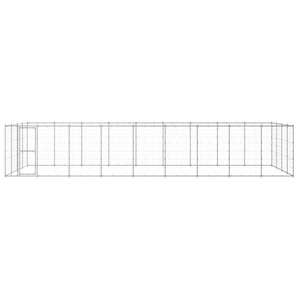 Perrera De Exterior De Acero Galvanizado 43,56 M²_0