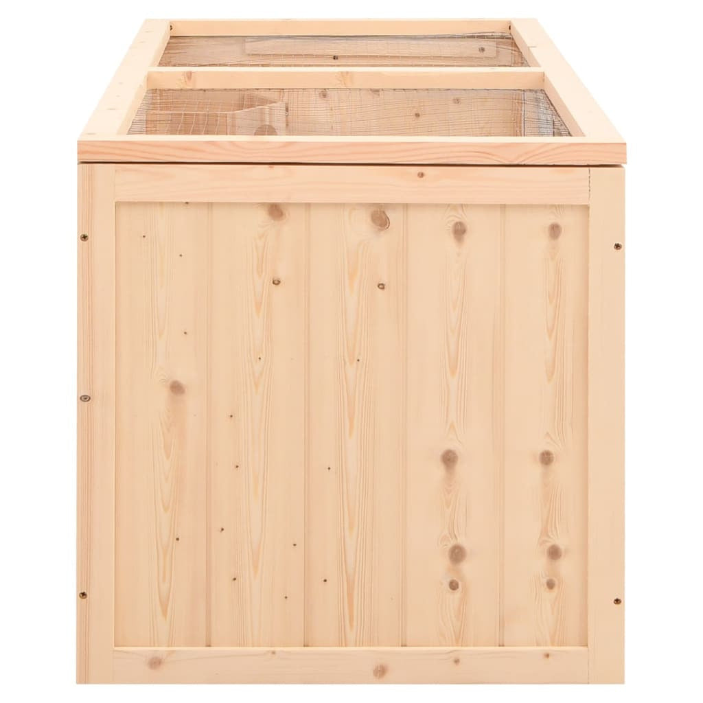 Vidaxl Jaula Para Hámster 104x52x54 Cm De Madera Maciza De Abeto_4