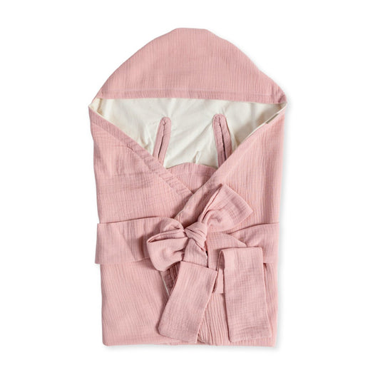 Saco Entretiempo Para Portabebé De Algodón 115x90 Cm Rosa Muslin Baby_0