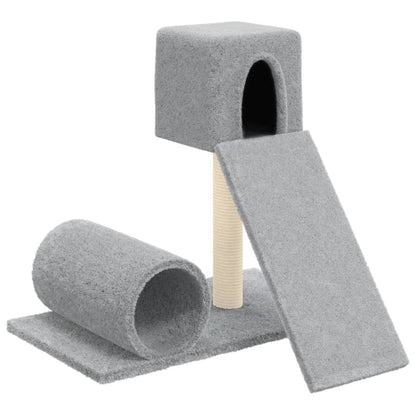 Vidaxl Rascador Para Gatos Con Postes De Sisal Gris Claro 59 Cm_0