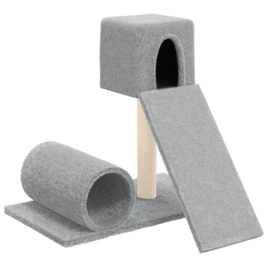 Vidaxl Rascador Para Gatos Con Postes De Sisal Gris Claro 59 Cm_0