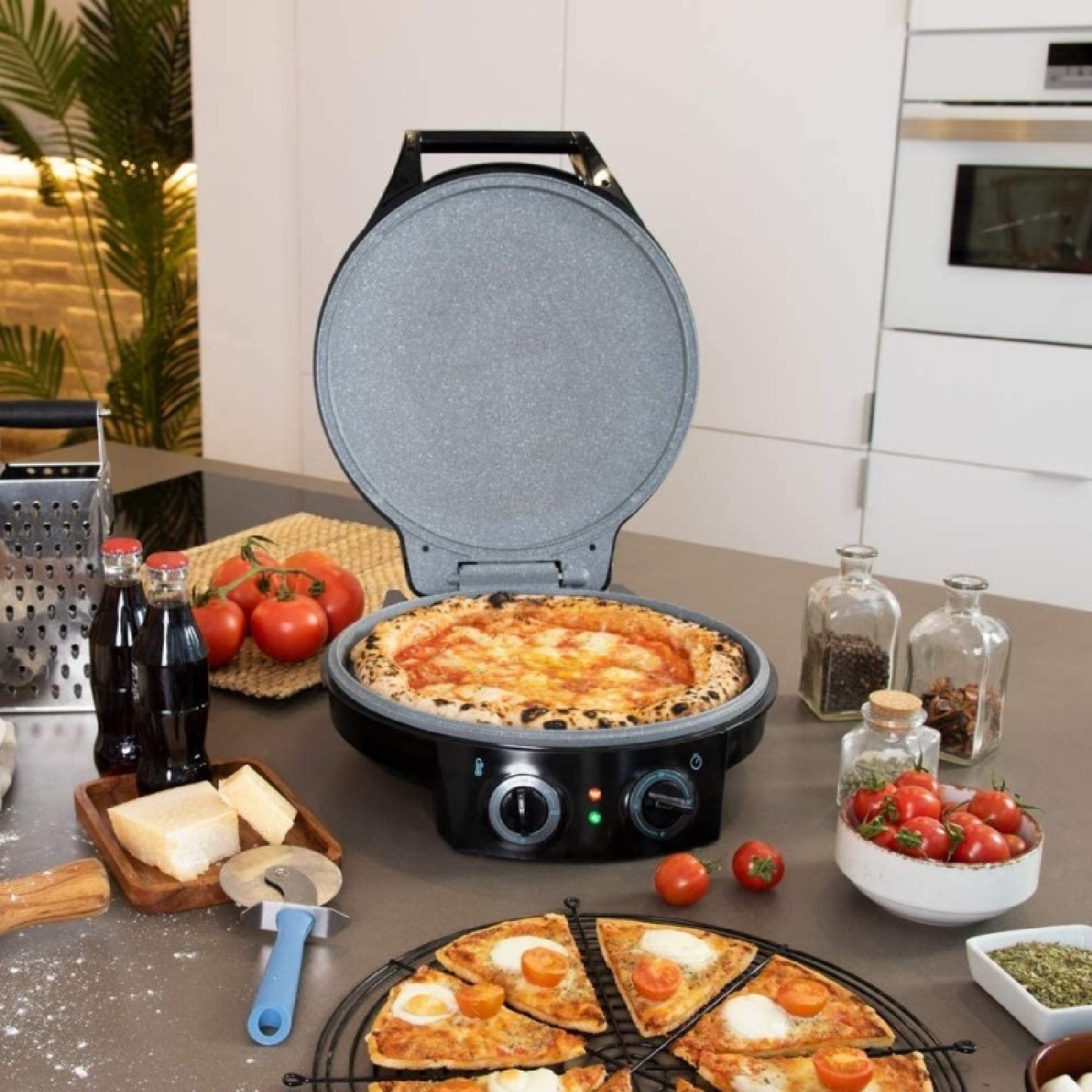 Cecotec Pizza Maker Horno Grill Eléctrico Para Pizza Fun Pizza&co_1