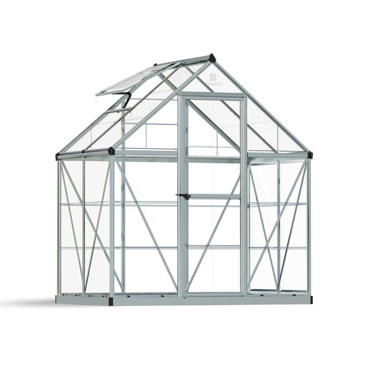 Invernadero Harmony 126x185x208 cm plateado