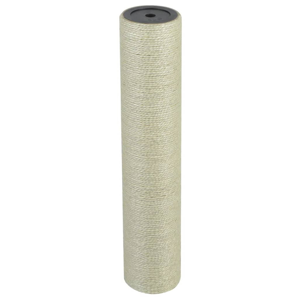 Vidaxl Poste Rascador Para Gatos 8x40 Cm 10 Mm Beige_0