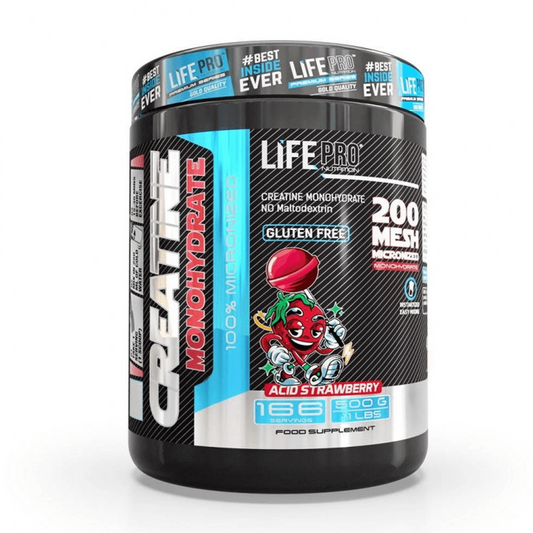 Creatina Monohidrato 200 Mesh - 500g - Fresa - Creatina Monohidrato - Lifepro_0
