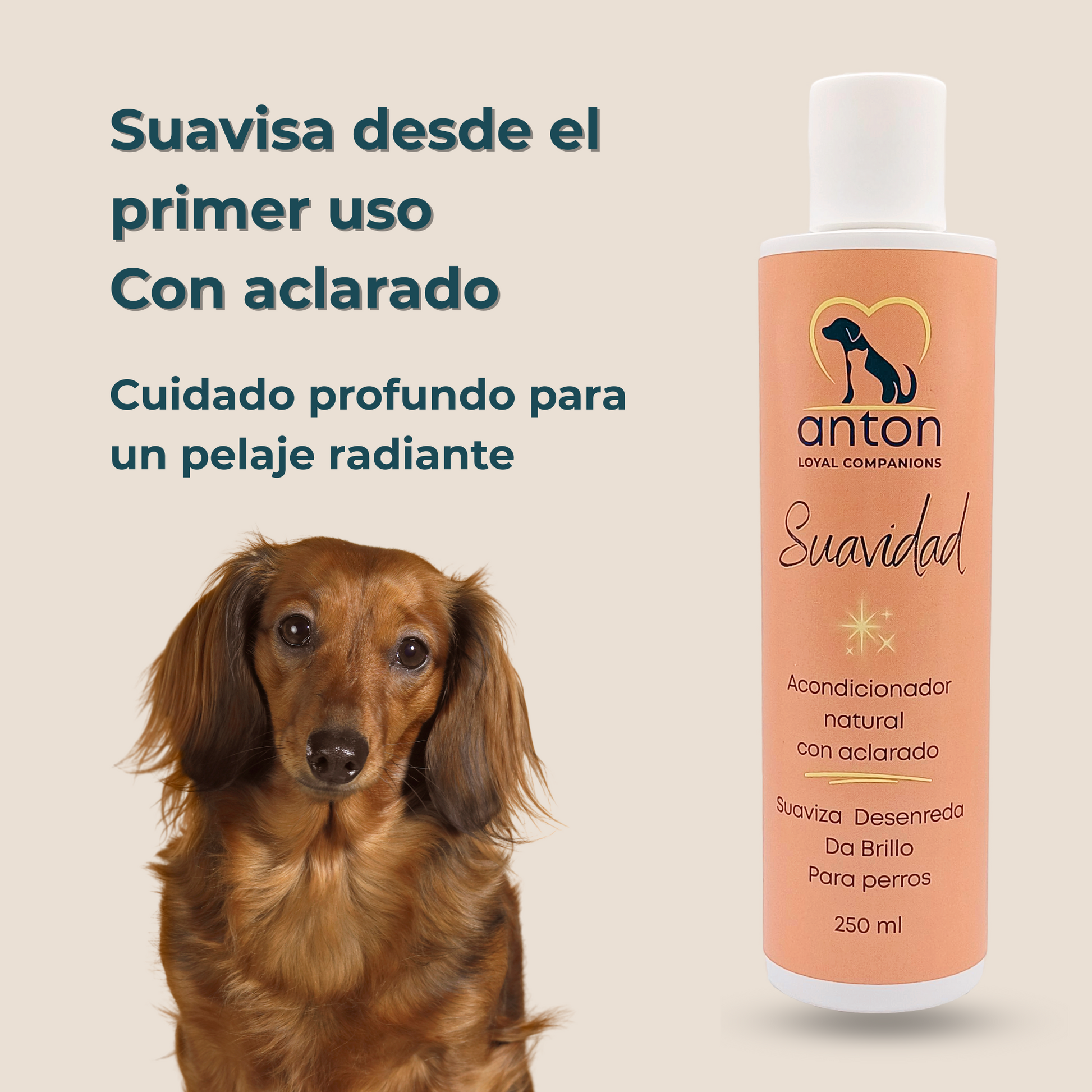 Acondicionador natural para el cuidado del pelaje de perros – Pack 2 x 250 ml_1