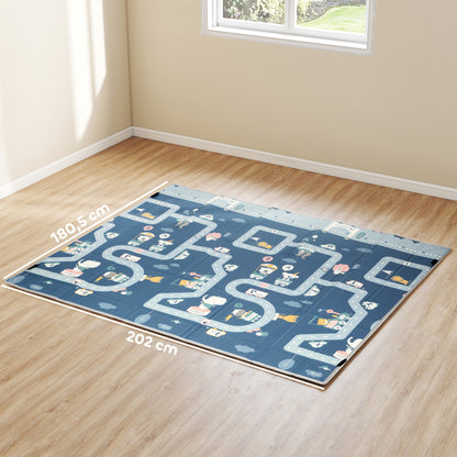 Aiyaplay Alfombra Bebé Acolchada Plegable Reversible Laterales Abatibles_2