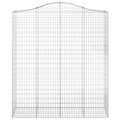 Cestas De Gaviones 6 Uds Forma De Arco Hierro 200x50x220/240 Cm_3