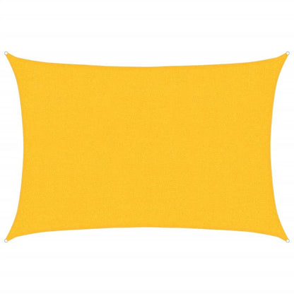 Vidaxl Toldo De Vela Rectangular Hdpe Amarillo 160 G/m² 2x3 M_0
