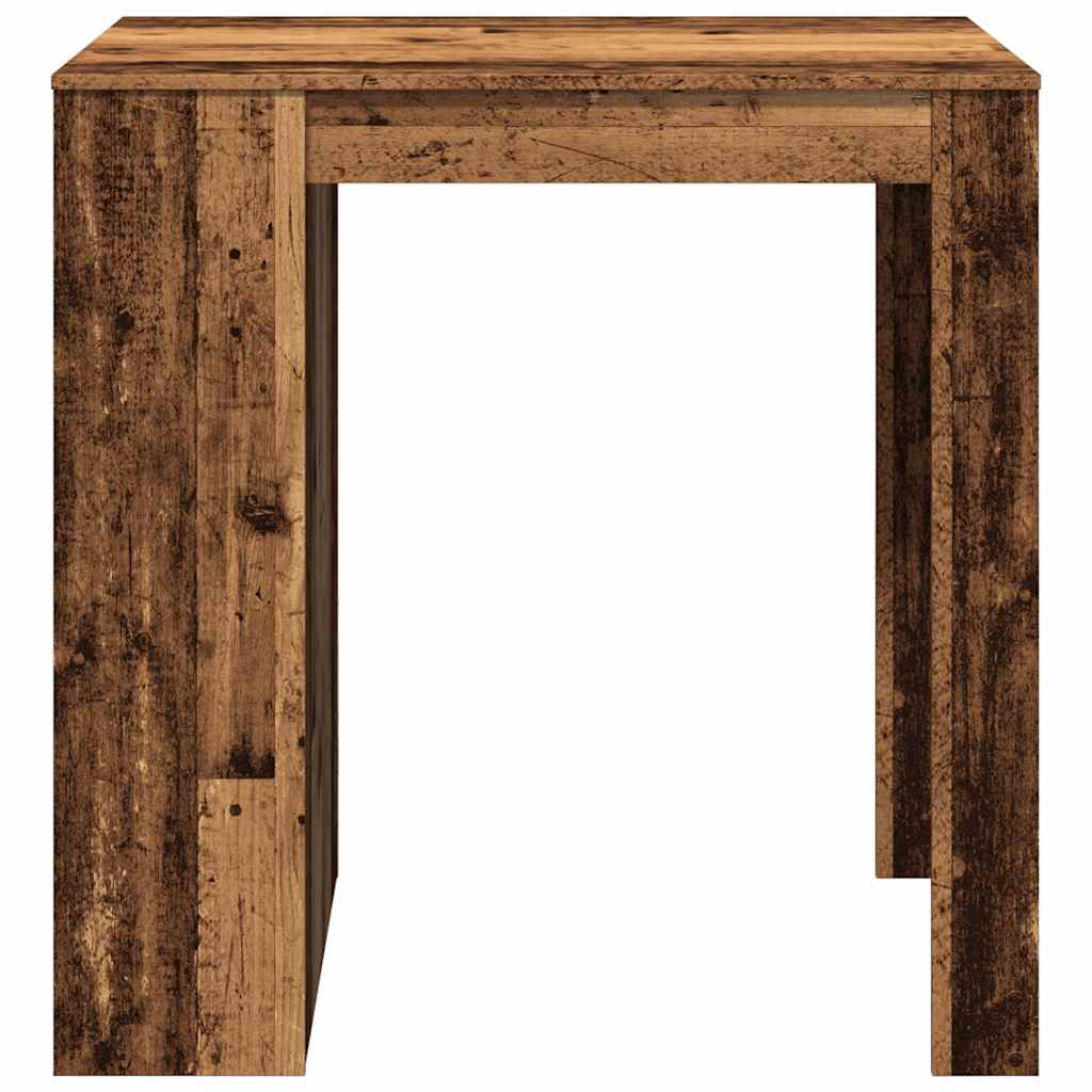 Mesa Alta De Bar Madera Ingeniería Envejecida 102x70x103,5 Cm_3