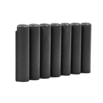 Pack De 5 Bordos Tronco Clickborder Lop Antracita 0,4x0,2 M / Multicolor_1
